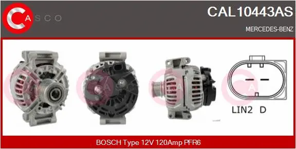 Alternator (CAL10443AS)