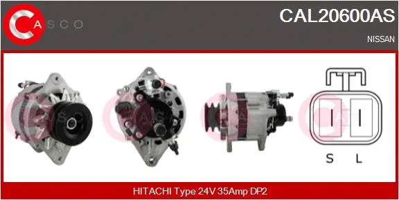 Alternator (CAL20600AS)
