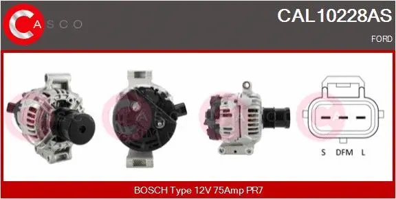 Alternator (CAL10228AS)