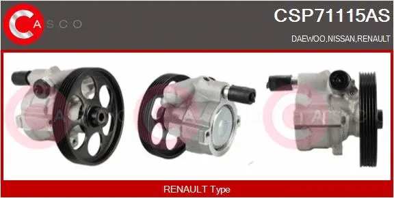 Hydraulic Pump, steering (CSP71115AS)