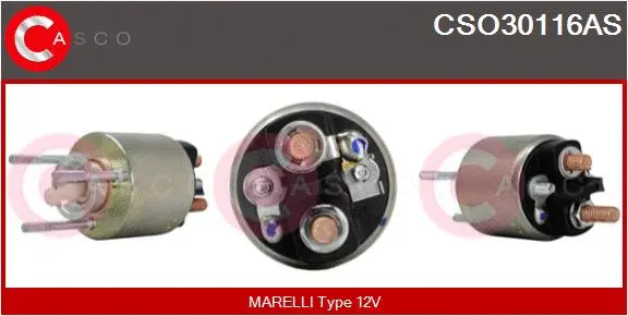 Solenoid Switch, starter (CSO30116AS)