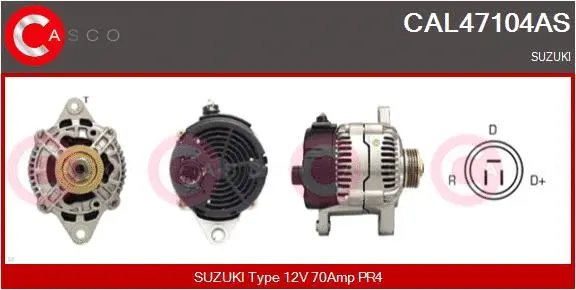 Alternator (CAL47104AS)