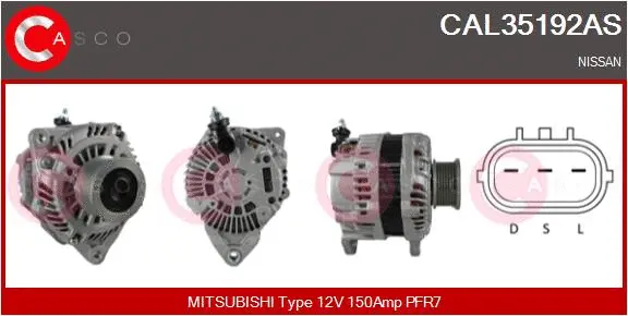 Alternator (CAL35192AS)