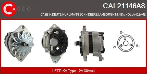 Alternator (CAL21146AS)