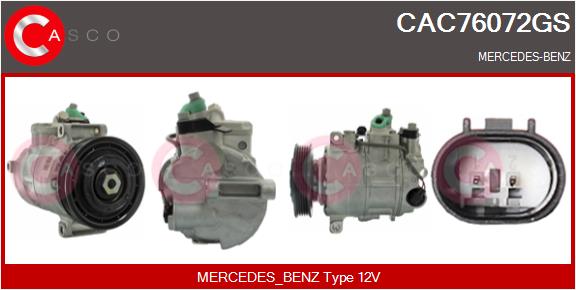 Compressor, air conditioning (CAC76072GS)