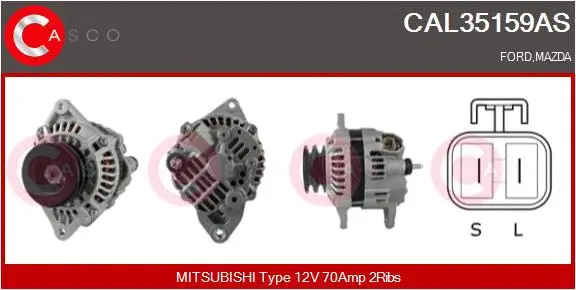 Alternator (CAL35159AS)