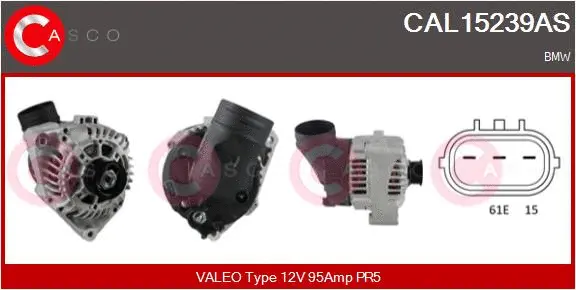 Alternator (CAL15239AS)