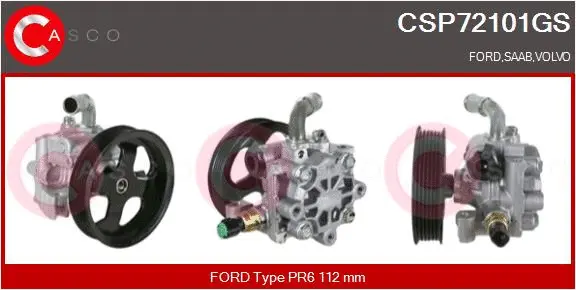 Hydraulic Pump, steering (CSP72101GS)