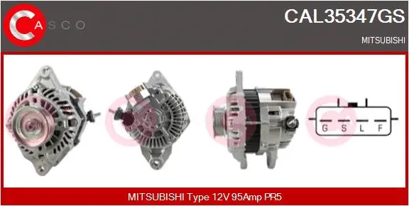 Alternator (CAL35347GS)