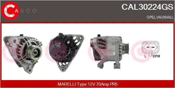 Alternator (CAL30224GS)