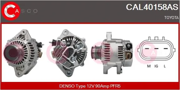 Alternator (CAL40158AS)