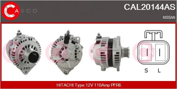 Alternator (CAL20144AS)
