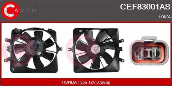 Electric Motor, radiator fan (CEF83001AS)