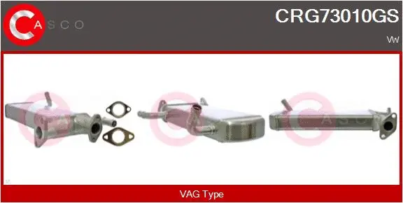 Cooler, exhaust gas recirculation (CRG73010GS)