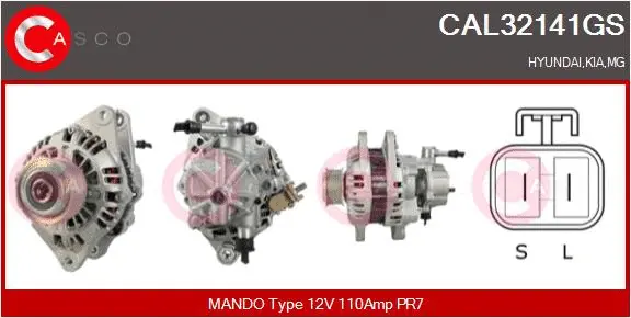 Alternator (CAL32141GS)