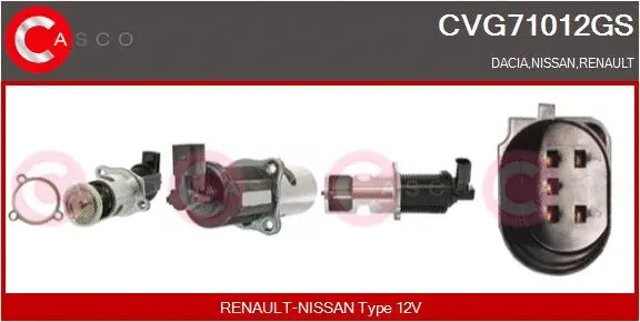 EGR Valve (CVG71012GS)