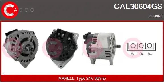 Alternator (CAL30604GS)