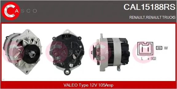 Alternator (CAL15188RS)