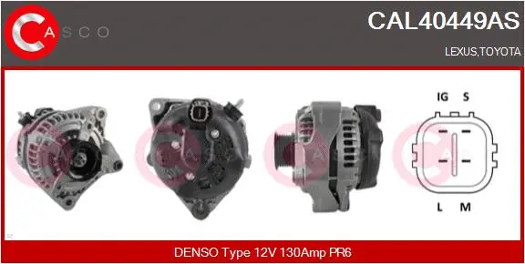 Alternator (CAL40449AS)