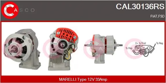Alternator (CAL30136RS)
