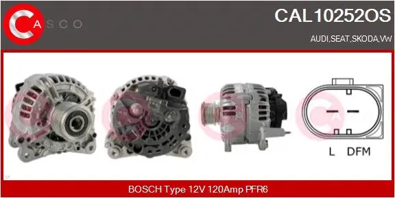Alternator (CAL10252OS)