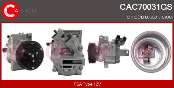Compressor, air conditioning (CAC70031GS)