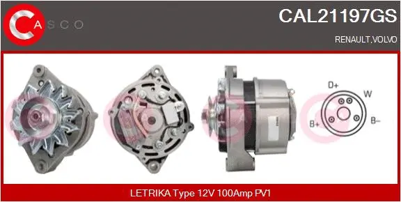 Alternator (CAL21197GS)