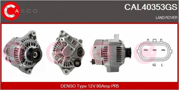 Alternator (CAL40353GS)