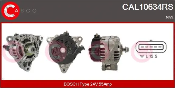 Alternator (CAL10634RS)