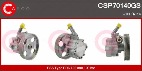 Hydraulic Pump, steering (CSP70140GS)