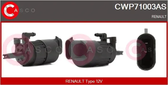 Washer Fluid Pump, window cleaning (CWP71003AS)