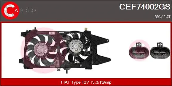 Electric Motor, radiator fan (CEF74002GS)