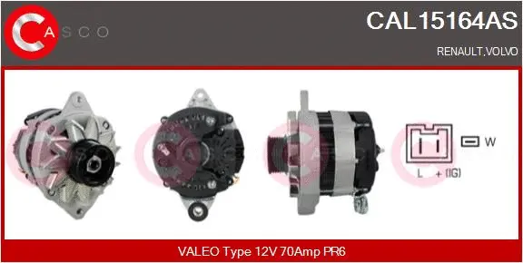 Alternator (CAL15164AS)