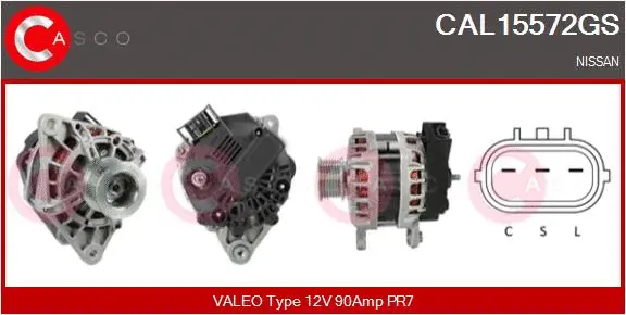 Alternator (CAL15572GS)