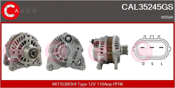 Alternator (CAL35245GS)