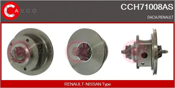 Core assembly, turbocharger (CCH71008AS)