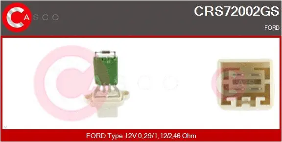 Resistor, interior blower (CRS72002GS)