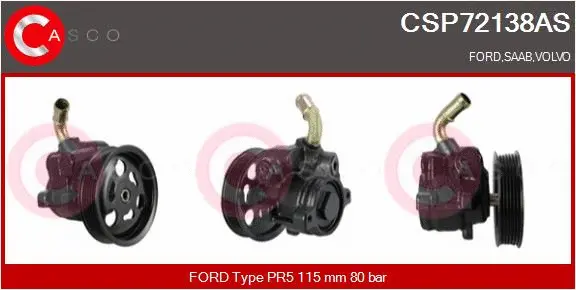 Hydraulic Pump, steering (CSP72138AS)