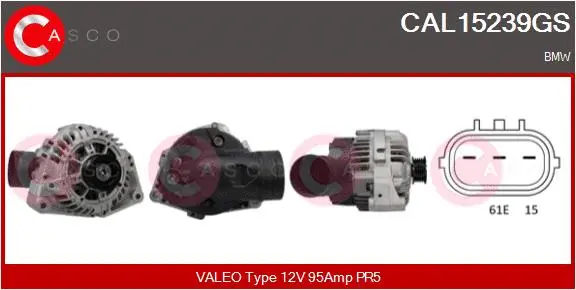 Alternator (CAL15239GS)