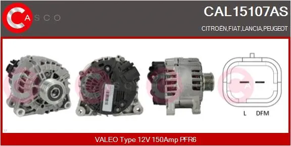 Alternator (CAL15107AS)