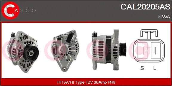 Alternator (CAL20205AS)