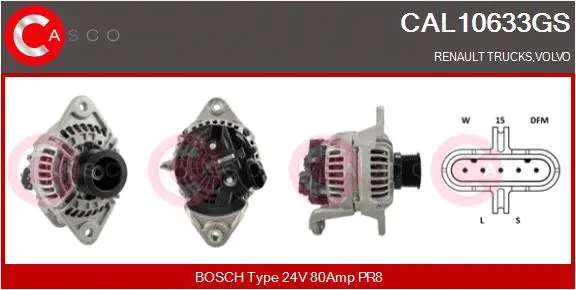 Alternator (CAL10633GS)