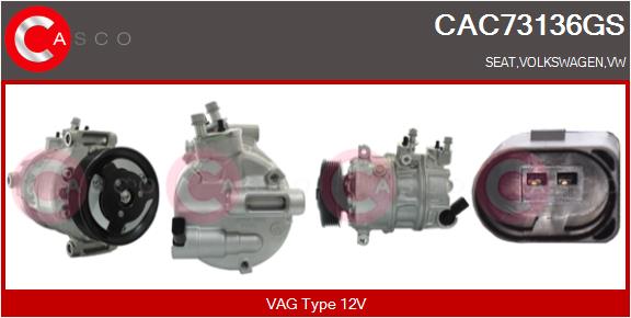 Compressor, air conditioning (CAC73136GS)