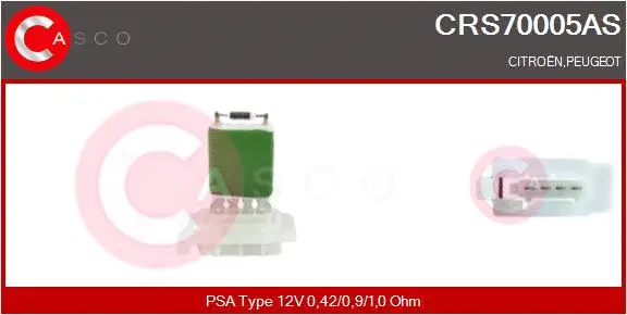 Resistor, interior blower (CRS70005AS)