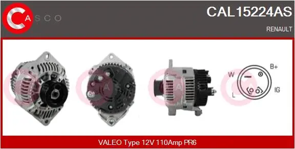 Alternator (CAL15224AS)