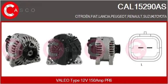 Alternator (CAL15290AS)
