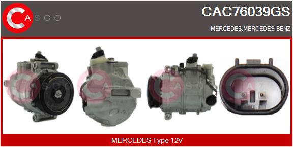 Compressor, air conditioning (CAC76039GS)