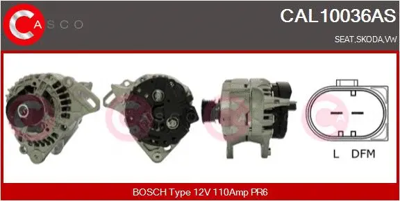 Alternator (CAL10036AS)