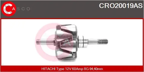 Rotor, alternator (CRO20019AS)