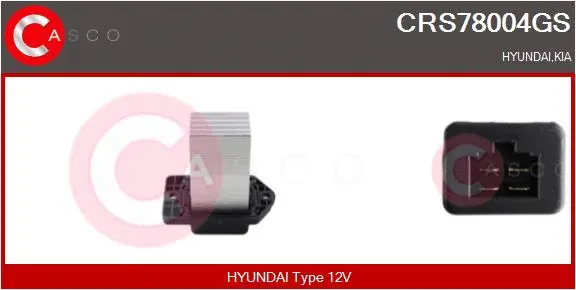 Resistor, interior blower (CRS78004GS)